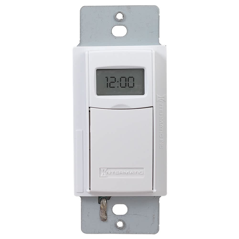 Intermatic Digital Wall Timer, Auto Shut-Off | EI400WC