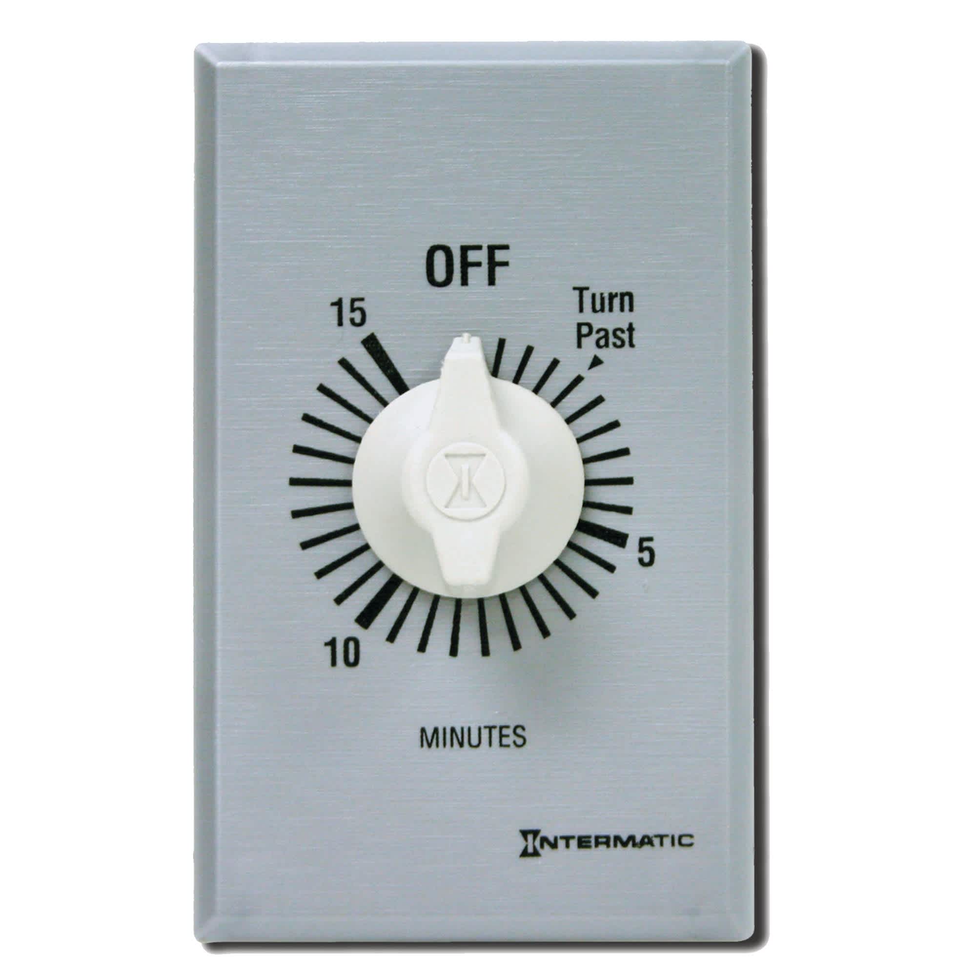 Intermatic 15 Minute Spring Wound Timer, 125-277V, DPST, No Hold | FF415M