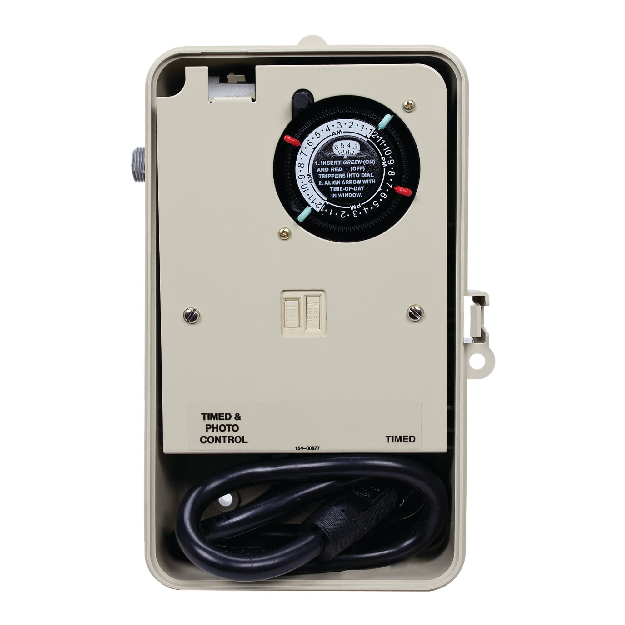 Intermatic Outdoor Portable Timer, 1800W, 2 Circuit | P1251P