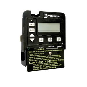 Intermatic 3 Circuit Digital Pool Timer Mechanism, 24 Hour, 25 Amp, Dual Voltage | P1353ME