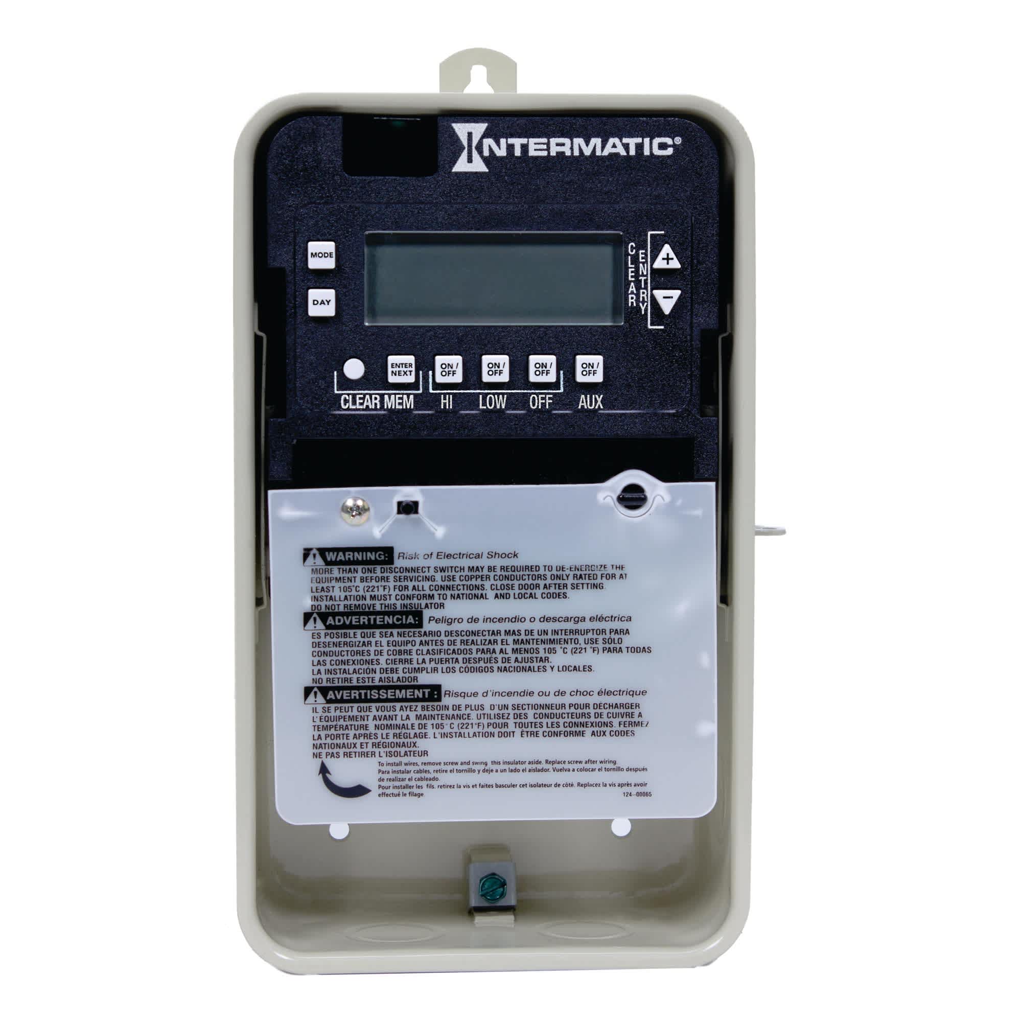 Intermatic 1 or 2 Speed Pool Pump Timer, Control System | PE103