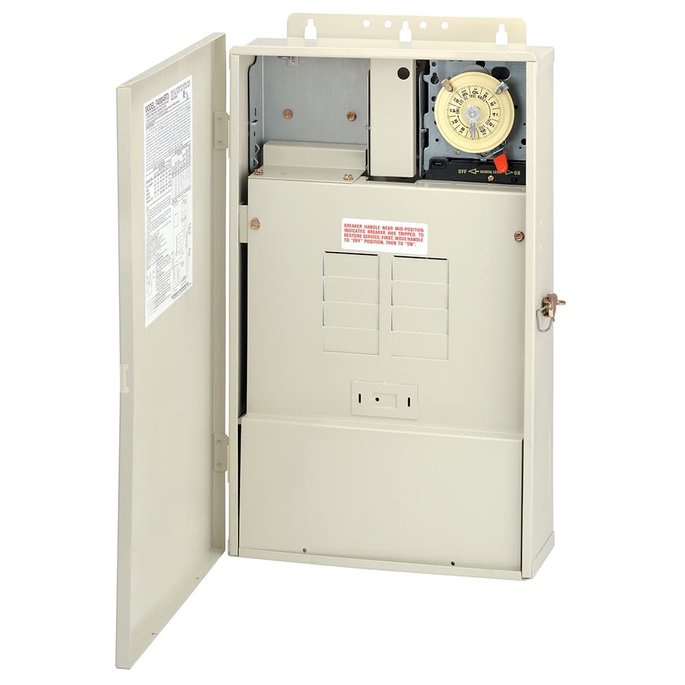 Intermatic Pool Sub Panel Control Center, T104M Timer, 100W Transformer | T40004RT1