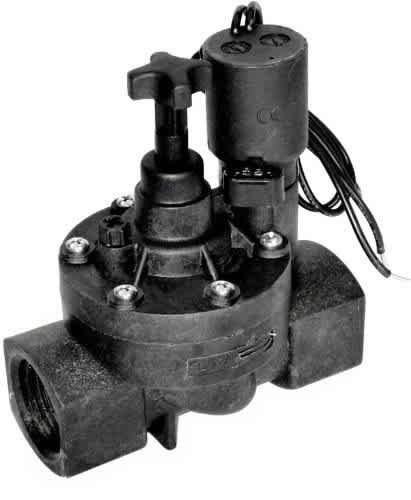 Jandy Solenoid Valve with Flow Control, 1", Black, Plastic | SOL100