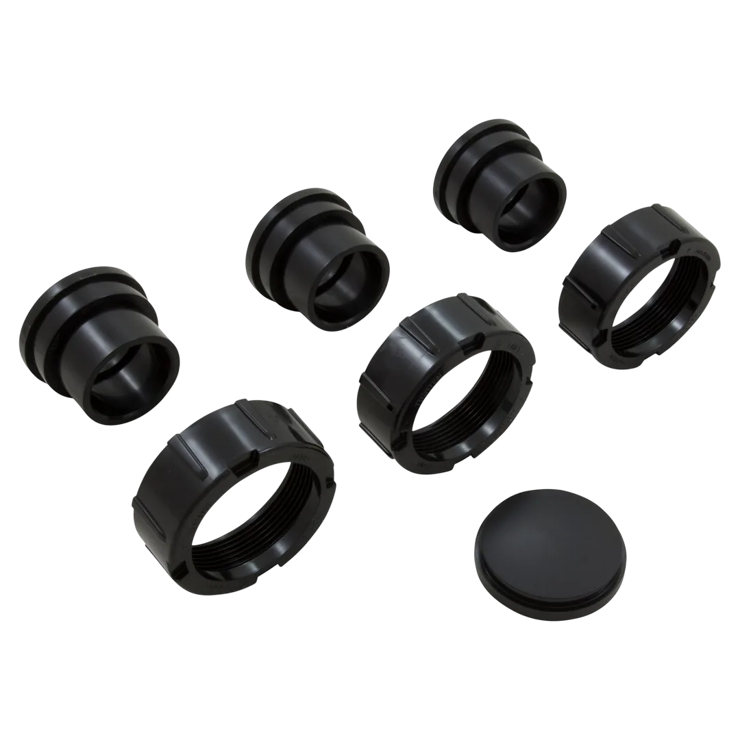 Jandy CS Adapter Unions with Cap - 3 Pack