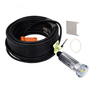 J&J Electronics 1.5" PureWhite VU LED Nicheless Pool and Spa Fixture with 100' Cord, 25051