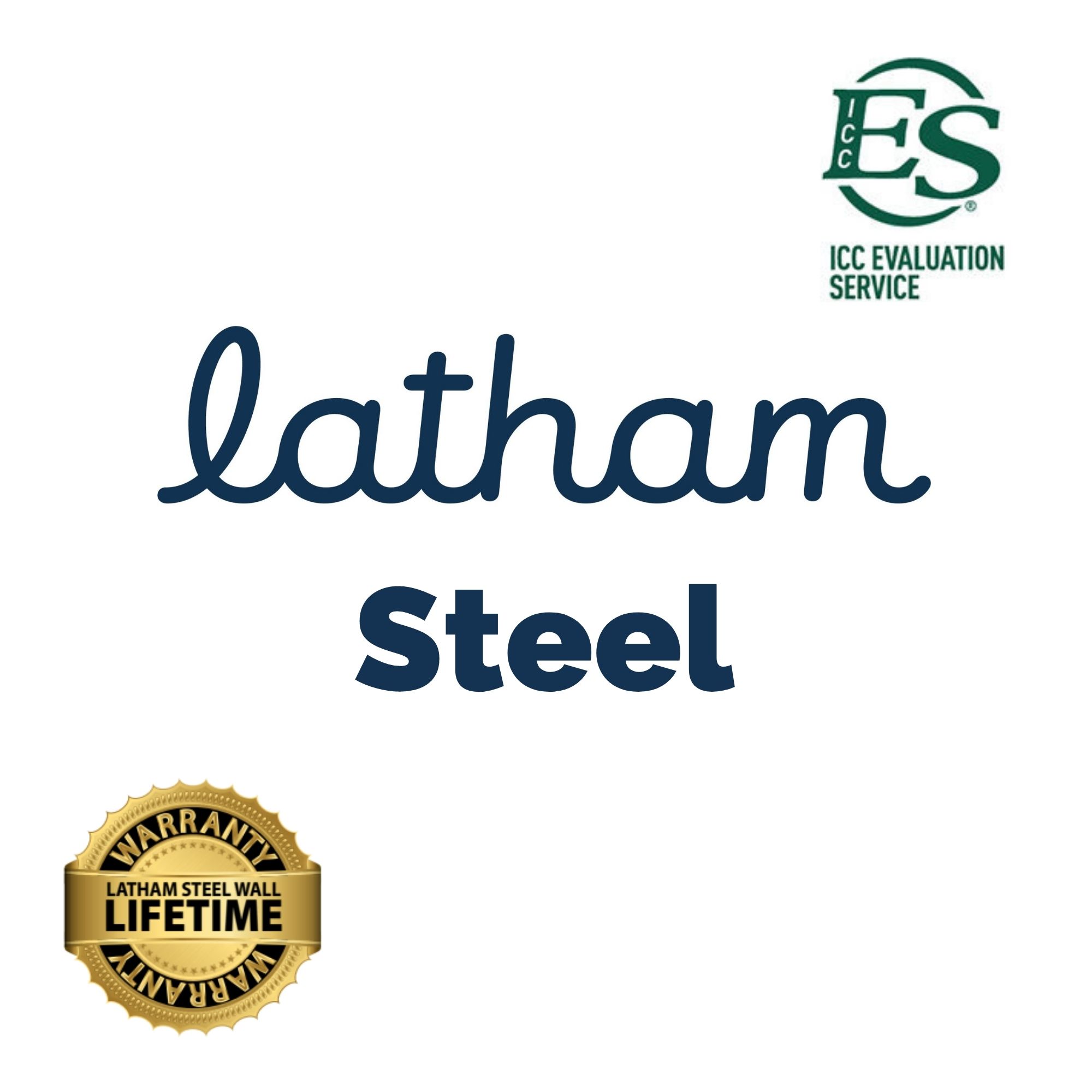 Latham 42" High x 3' Long - Straight, 14GA, ICC-ESSteel Panel