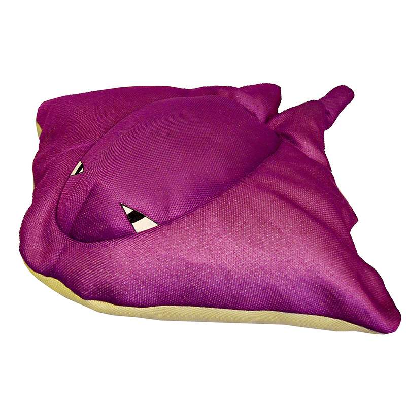 Main Access Seaside Rider Cruz Stingray Floating Stuffed Animal, Purple With Tan | 305592
