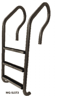 Northern Stainless - Silver (Parallel)Series Ladder - Marine Grade Tread