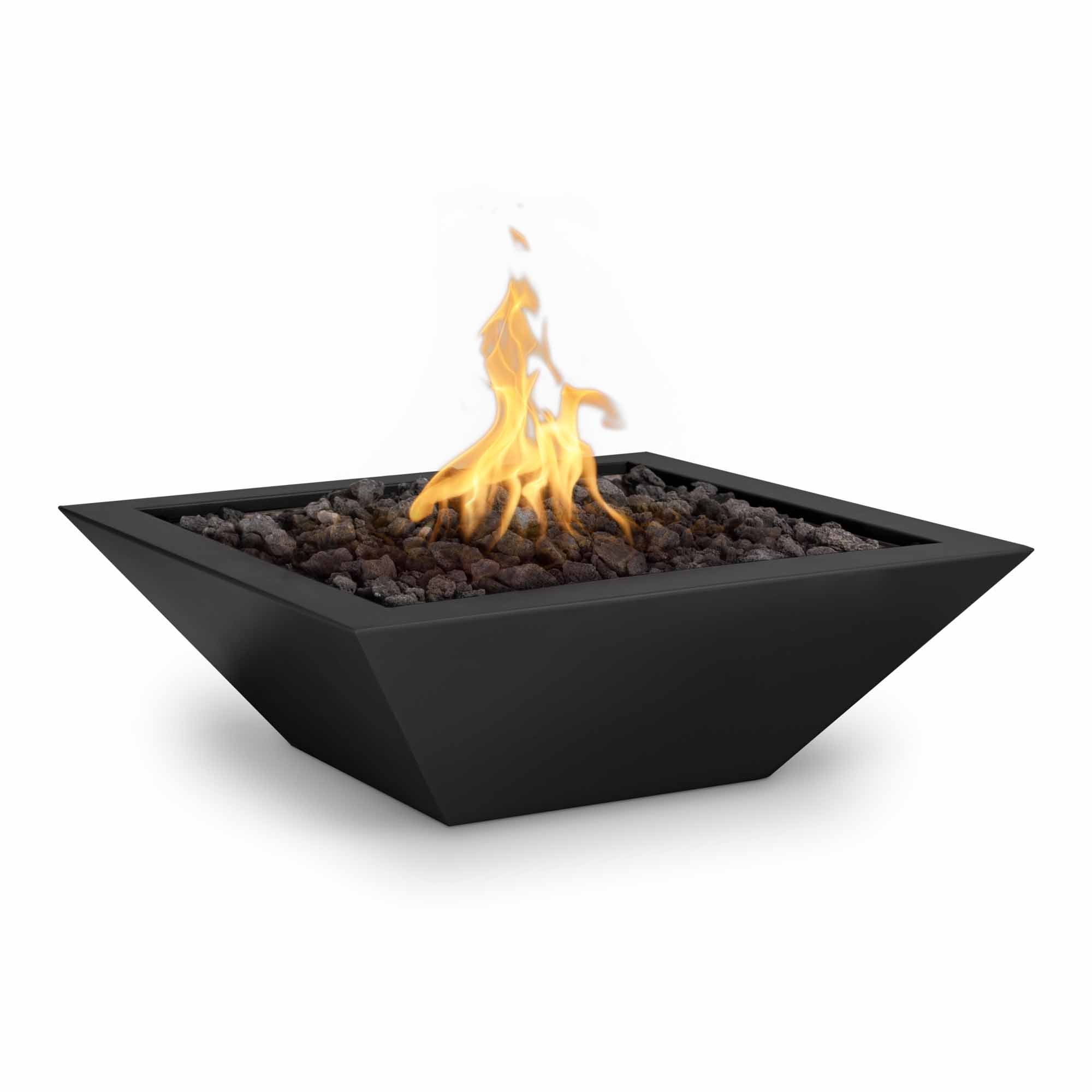 The Outdoor Plus | Maya Fire Bowl – Metal Powder Coat | 24", 30", & 36" | Multiple Finishes | Liquid Propane | 4 week lead time