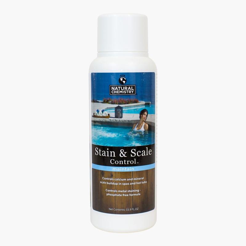 Natural Chemistry Spa Stain & Scale Control, 1 qt, 12-Pack | 14235NCM