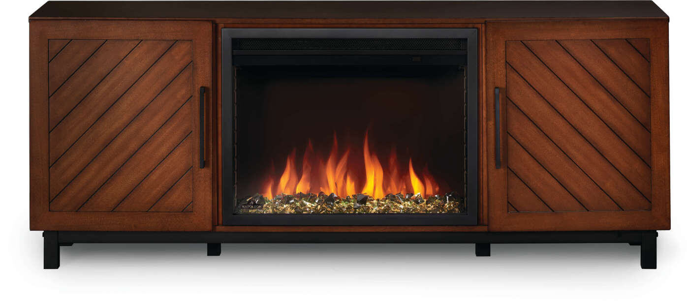 Napoleon The Bella Electric Fireplace Media Console | NEFP26-3120WN