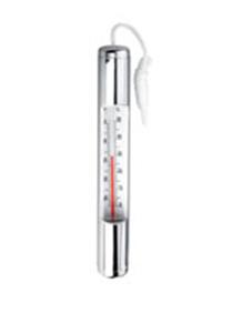 Ocean Blue Chrome Plated Thermometer | 150025B