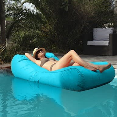 Ocean Blue Sunsearcher Capri Inflatable Lounger, Turquoise | 950305