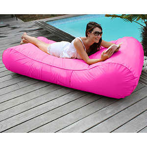 Ocean Blue Sunsearcher Capri Inflatable Lounger, Fuchsia | 950307