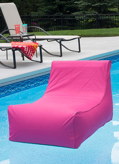 Ocean Blue Capri Inflatable Lounger, Lime | 950308