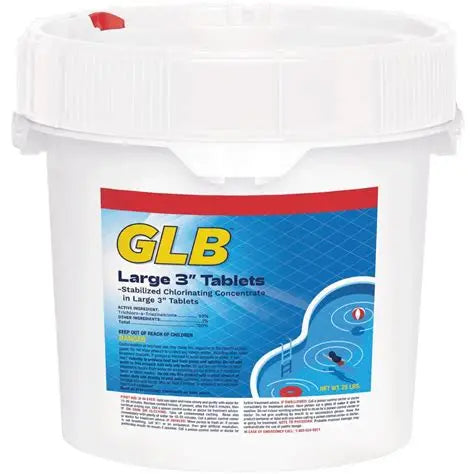 GLB 3" Large Chlorine Tablets 25 lbs - 71234AGLB 3" Large Chlorine Tablets 25 lbs - 71234A
