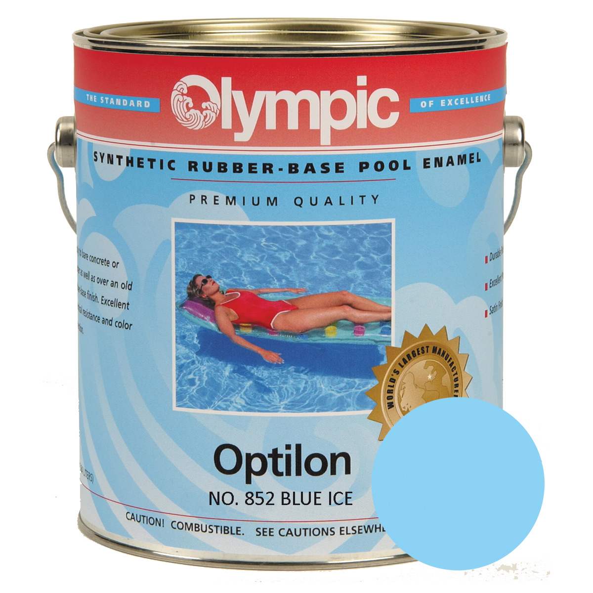 Kelley Technical Coatings Olympic Synthetic Rubber Base Enamel, Blue Ice | 852G