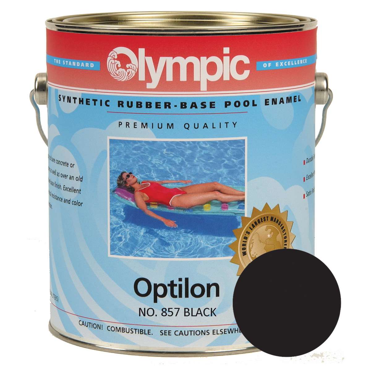 Kelley Technical Coatings Olympic Optilon Synthetic Coating, Black | 857G