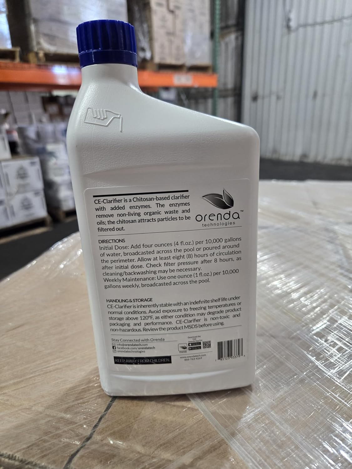 Orenda CE-Clarifier Chitosan w/ Enzyme, 32 fl-oz | ORE-50-140
