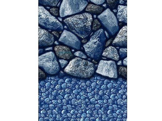 Ocean Blue Boulder Beach 24' Round Overlap Style Above Ground Pool Liner