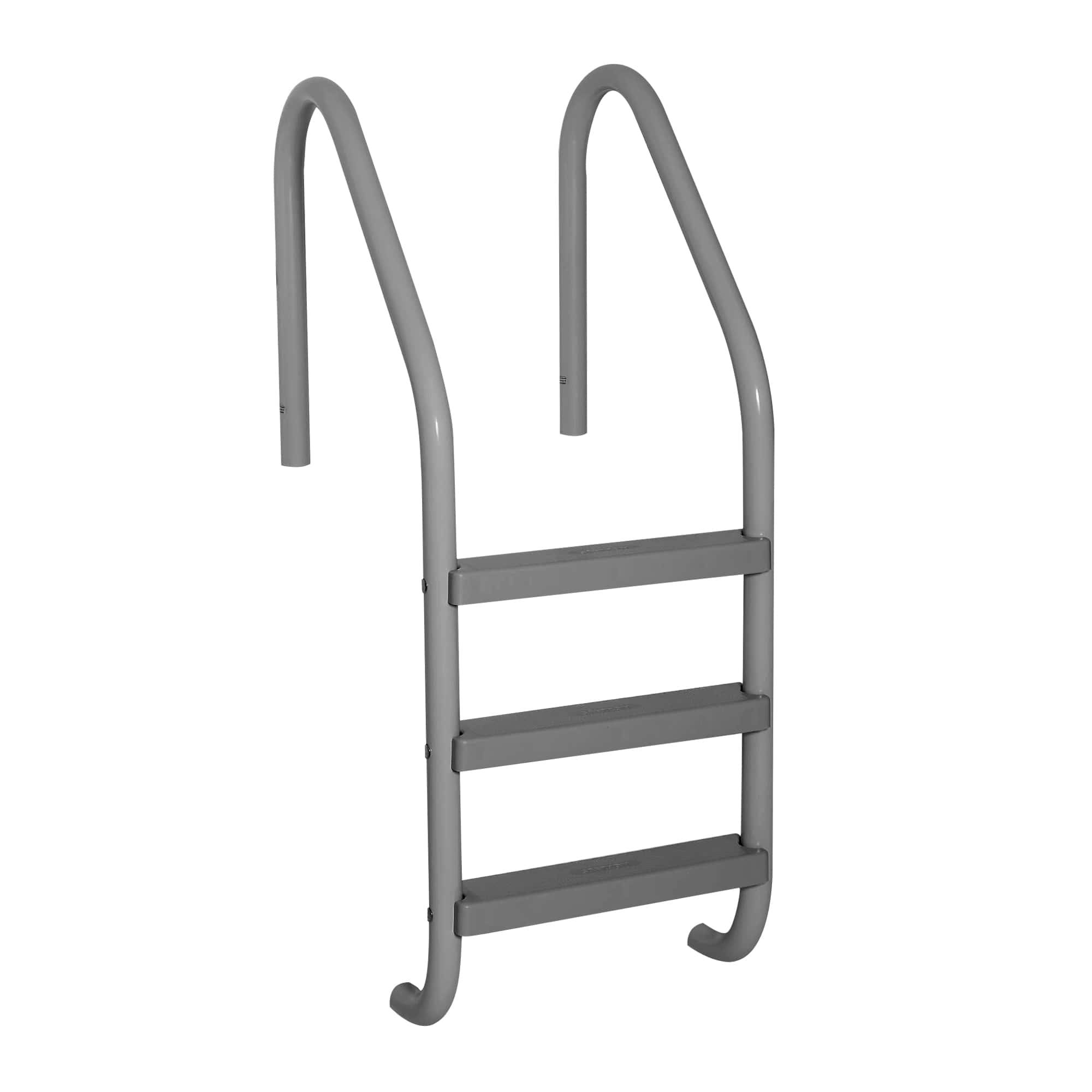 Saftron High Impact Polymer Graphite Gray Ladder | 3-Polymer Tread