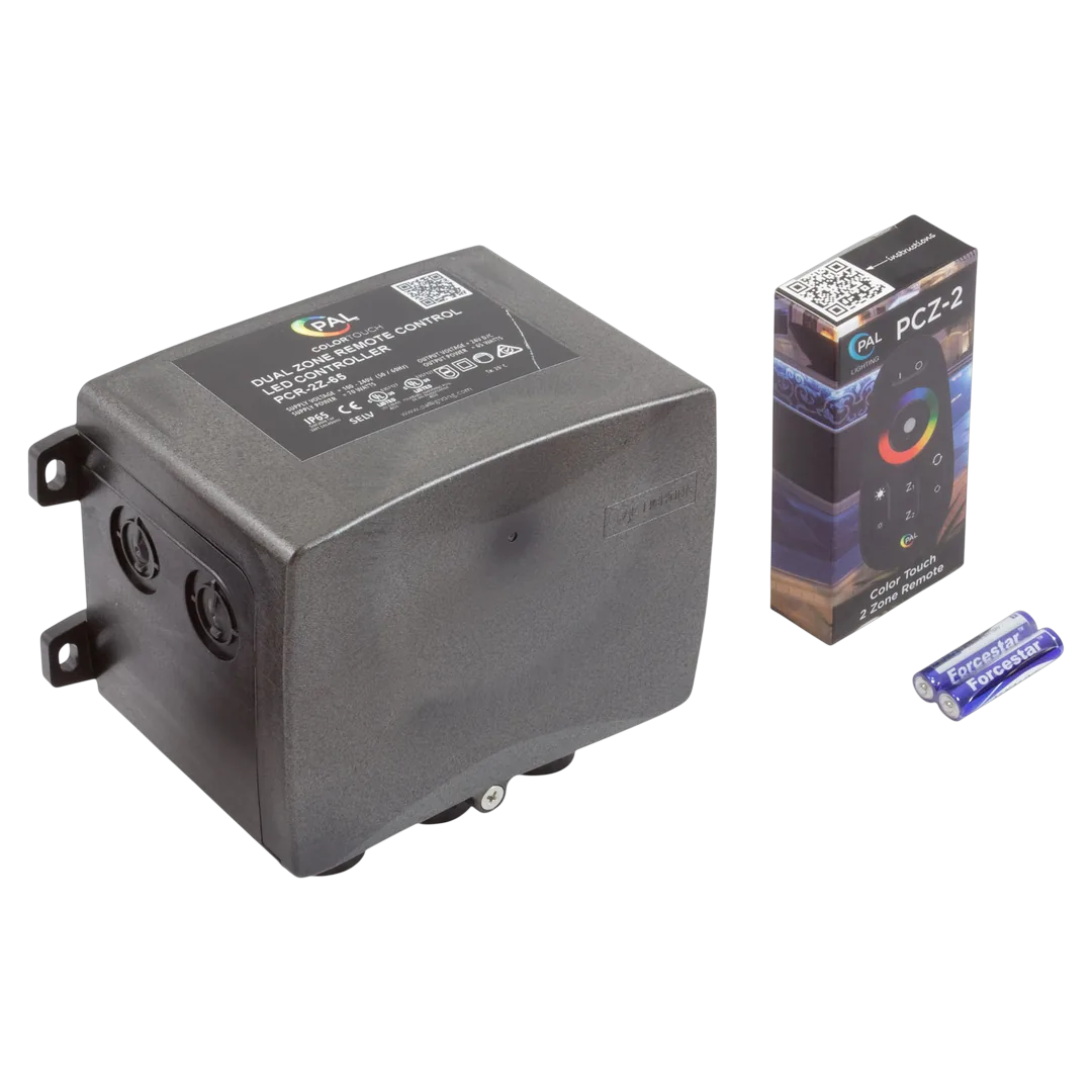 PAL Lighting 64-PCR-2Z-65 Multi-Color Remote Control Transformer