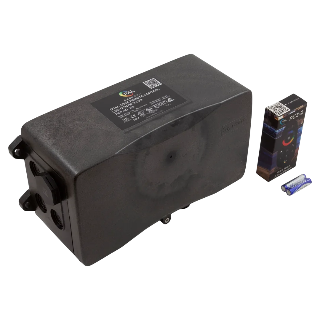 PAL Lighting Multi-Color Dual Zone Transformer 64-PCR-3D-120