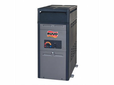 Ruud P-D106A-AN-C Analog Above-Ground 105,000 BTU, Natural Gas, Pool/Spa Heater, 014815