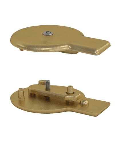 Perma-Cast Anchor Cover Brass Two Piece With Screw