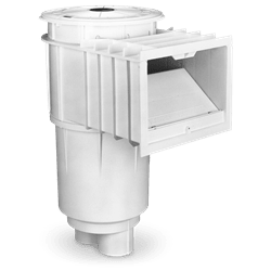 Pentair U-3 Pool Skimmer Assembly, White Lid, 2" Slip | 08650-1404