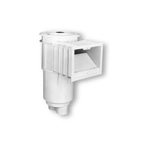 Pentair U-3 Pool Skimmer, White Lid, 2" Slip x 1-1/2" Slip | 08650-4404