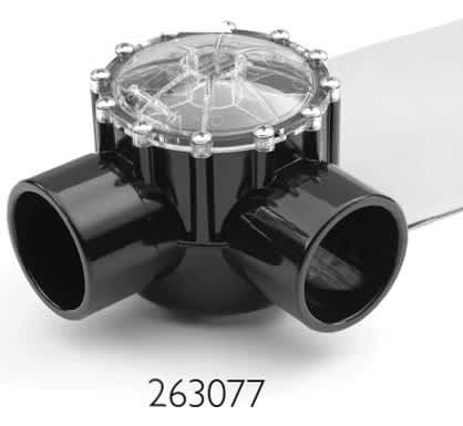 Pentair CPVC Check Valve, 2-1/2" x 3", 2-Way, 90-Degree | 263077