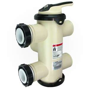 Pentair FullFloXF Backwash Valve, 3", Bottom Inlet, 2" Union, for DE Filter | 263081