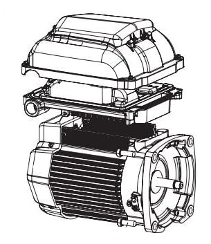 Pentair TEFC Pump Motor without Drive | 353135S