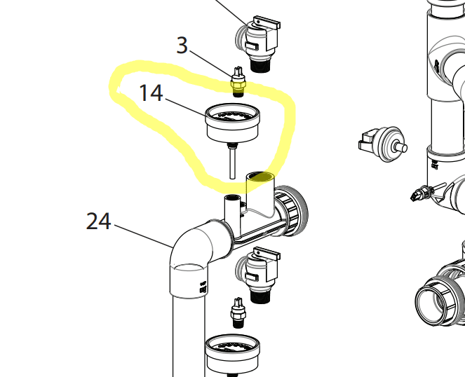 Pentair ETi400 Tridicator Replacement Kit | 475603