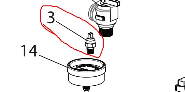 Pentair ETi400 AGS Switch Replacement Kit, 150F | 475985