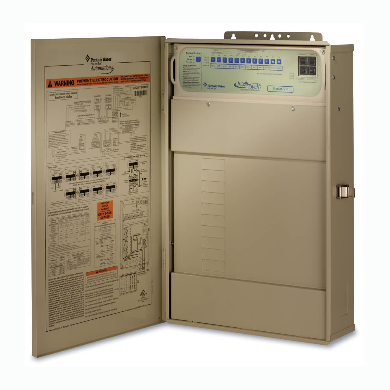 Pentair IntelliTouch Load Center with SCG Transformer | 521213