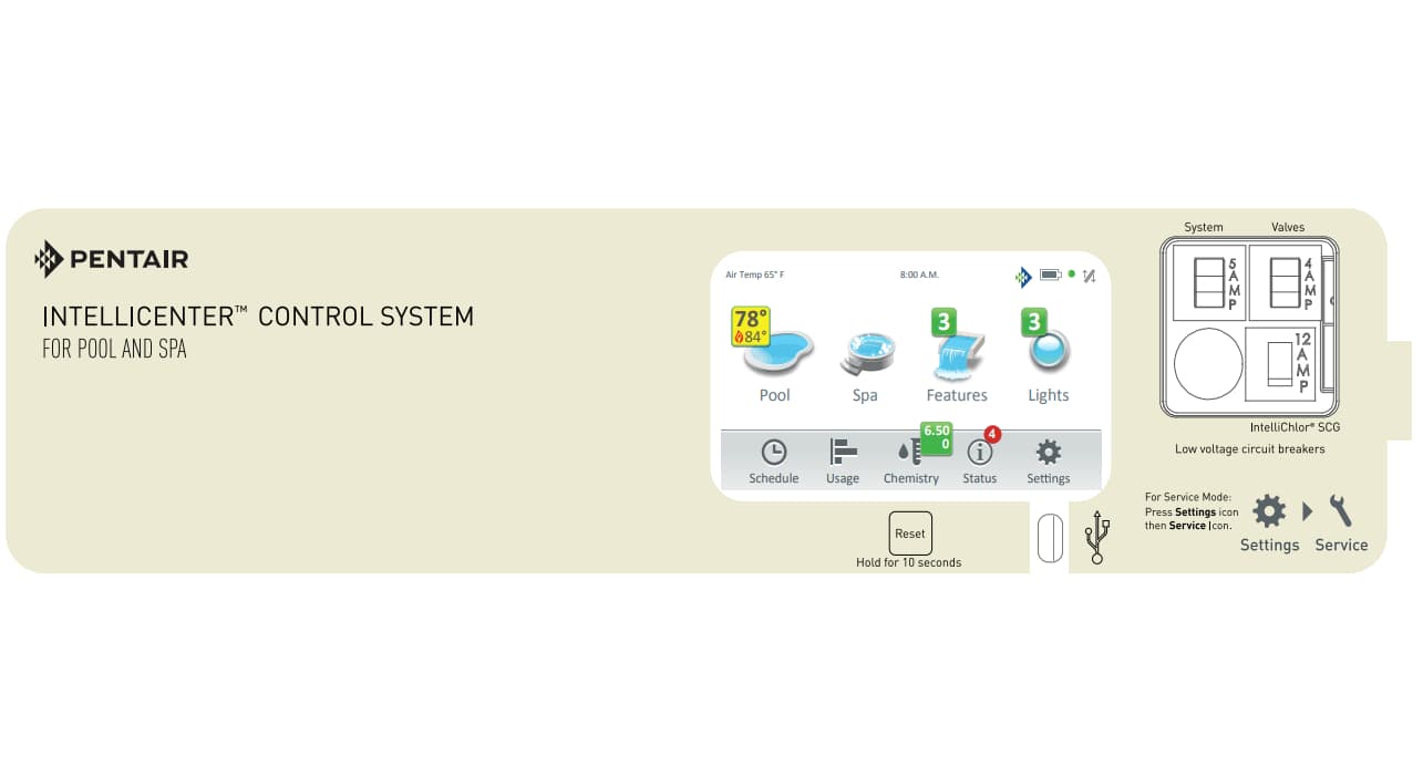 Pentair IntelliCenter i8P SB Personality Kit | 521910