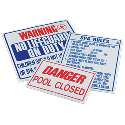 Pentair Pool Rules Sign, South Carolina, 24" x 36" | R234000