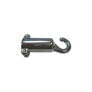 Perma-Cast Rope Hook, 3/4", Chrome Plated Brass, Cleat Type | PH-53