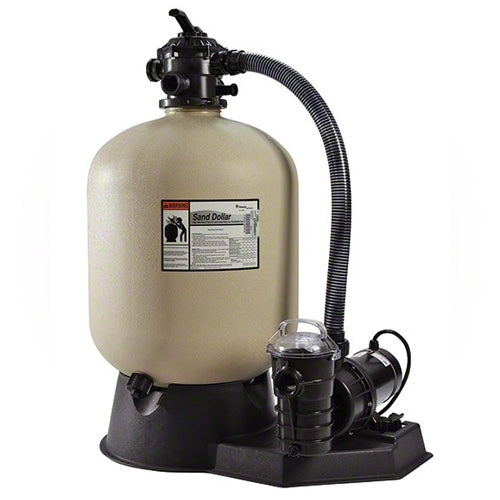 Pentair 1 HP Pump and 19" Sand Dollar Filter System Complete