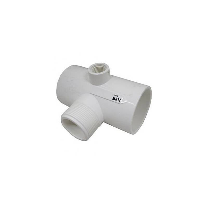 Pentair Chemical Feeder Diverter Tee 1.5" NPT x 2" Slip | R172317Pentair Chemical Feeder Diverter Tee 1.5" NPT x 2" Slip | R172317