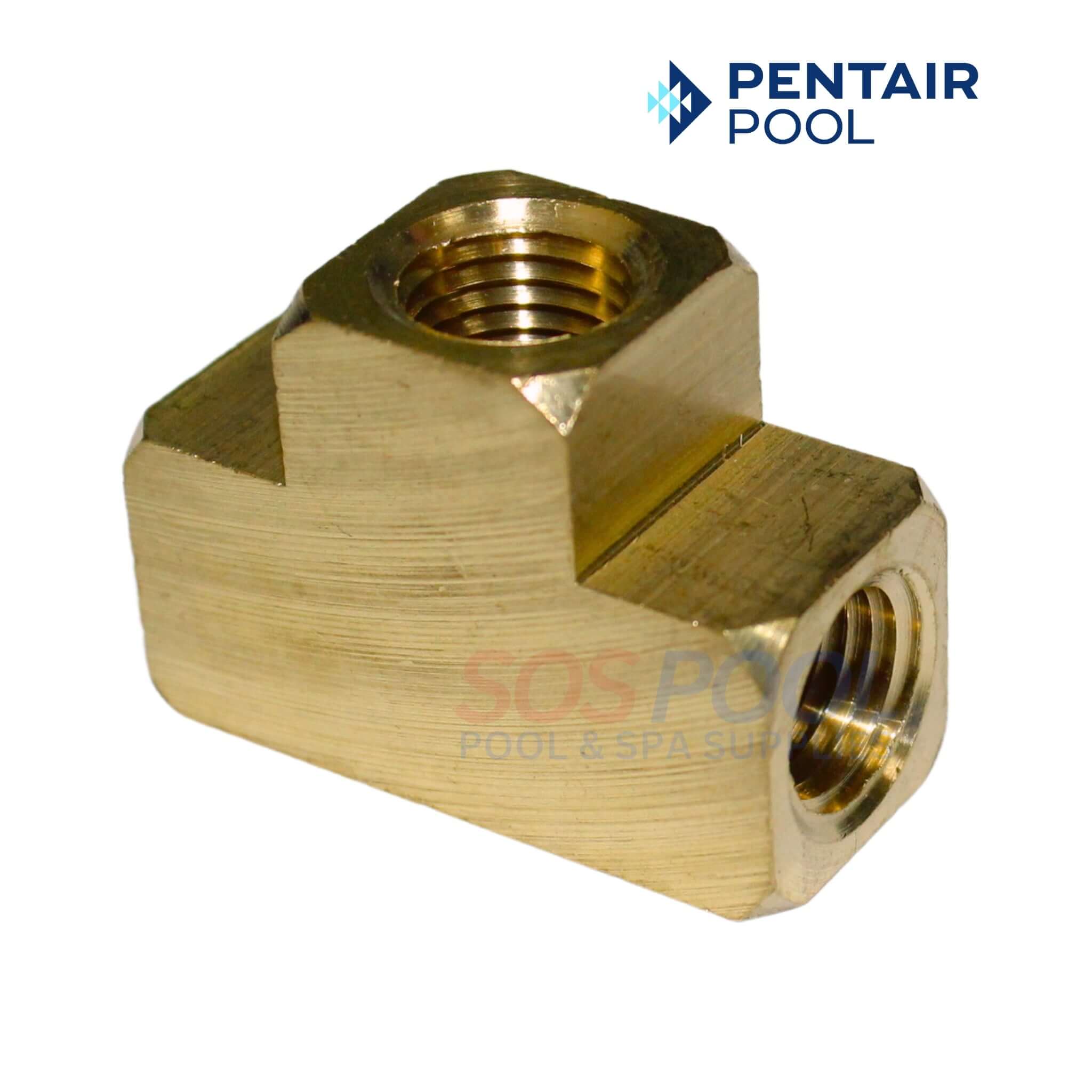 Pentair Brass Tee For Purex SMBW Filters | 1/4" | 71982
