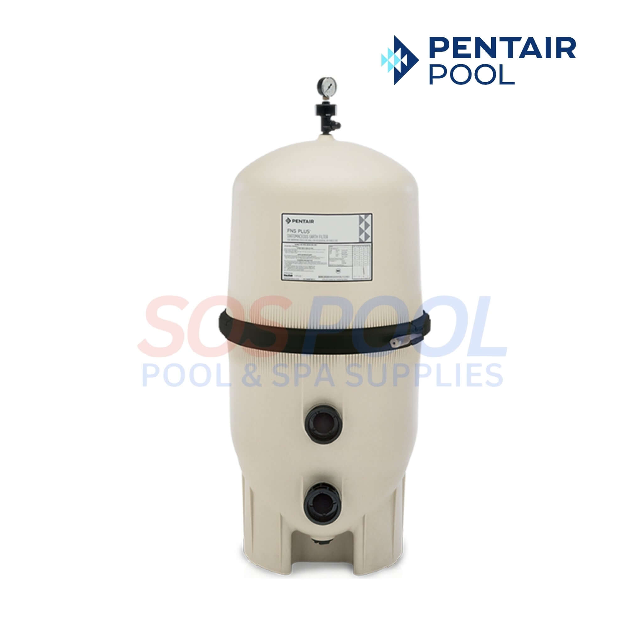 Pentair Quad DE 100 Sq Ft Cartridge Pool Filter | EC-188594
