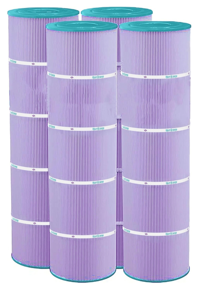 Hurricane Platinum Purple Cartridge Filter Set for Hayward SwimClear C4030 (4 Pack)