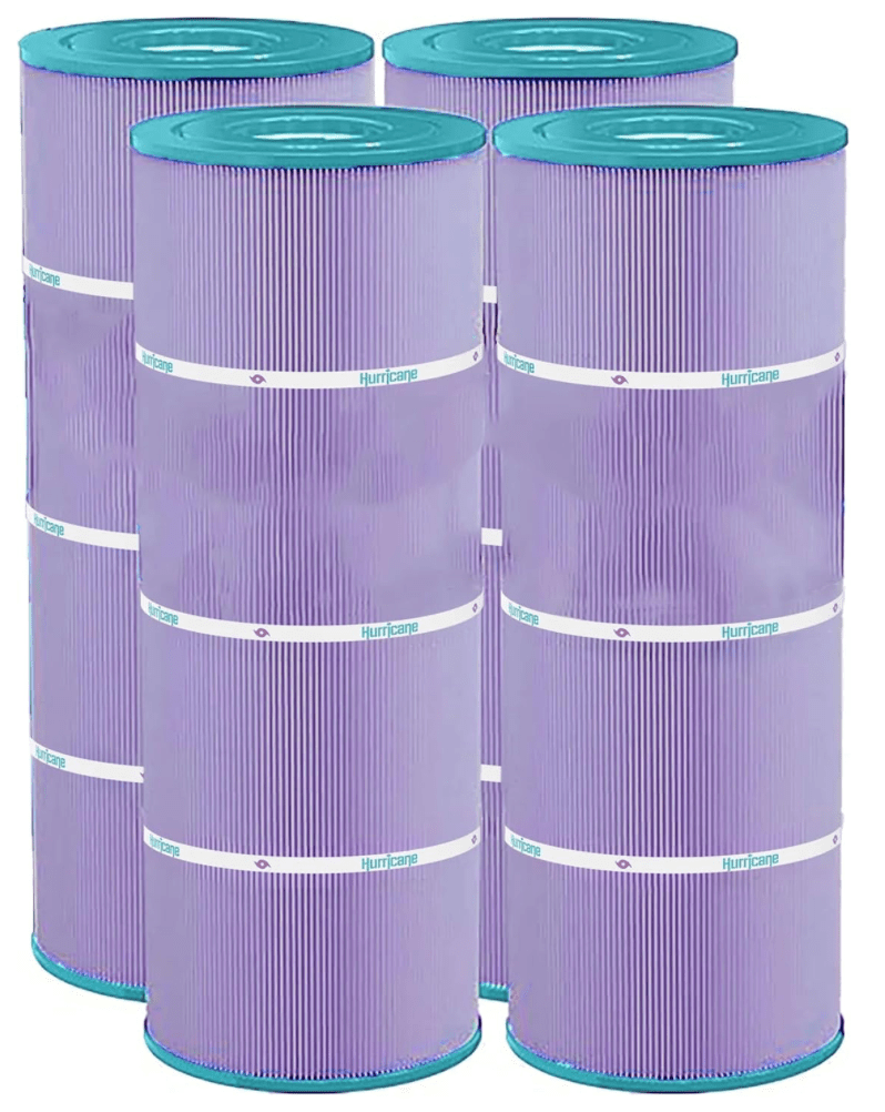 Hurricane Platinum Purple Cartridge Filter Set for Pentair Clear & Clear 320 (4 Pack)