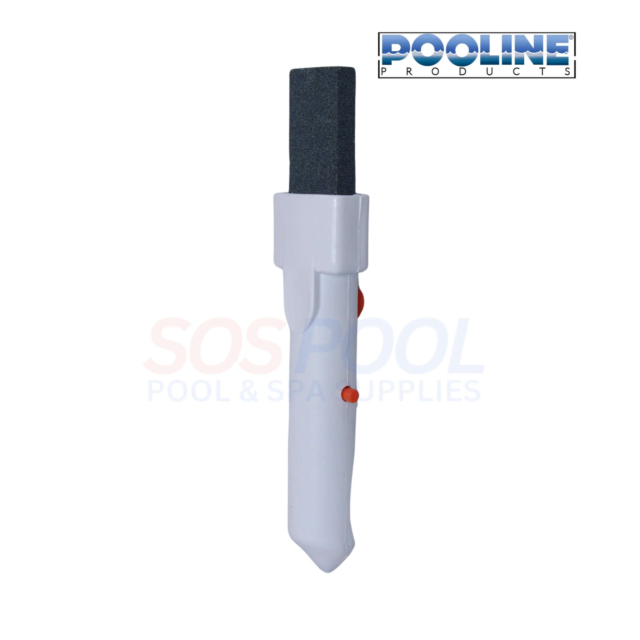 Pooline Pumice Stone on EZ-Clip with White Handle | 11505