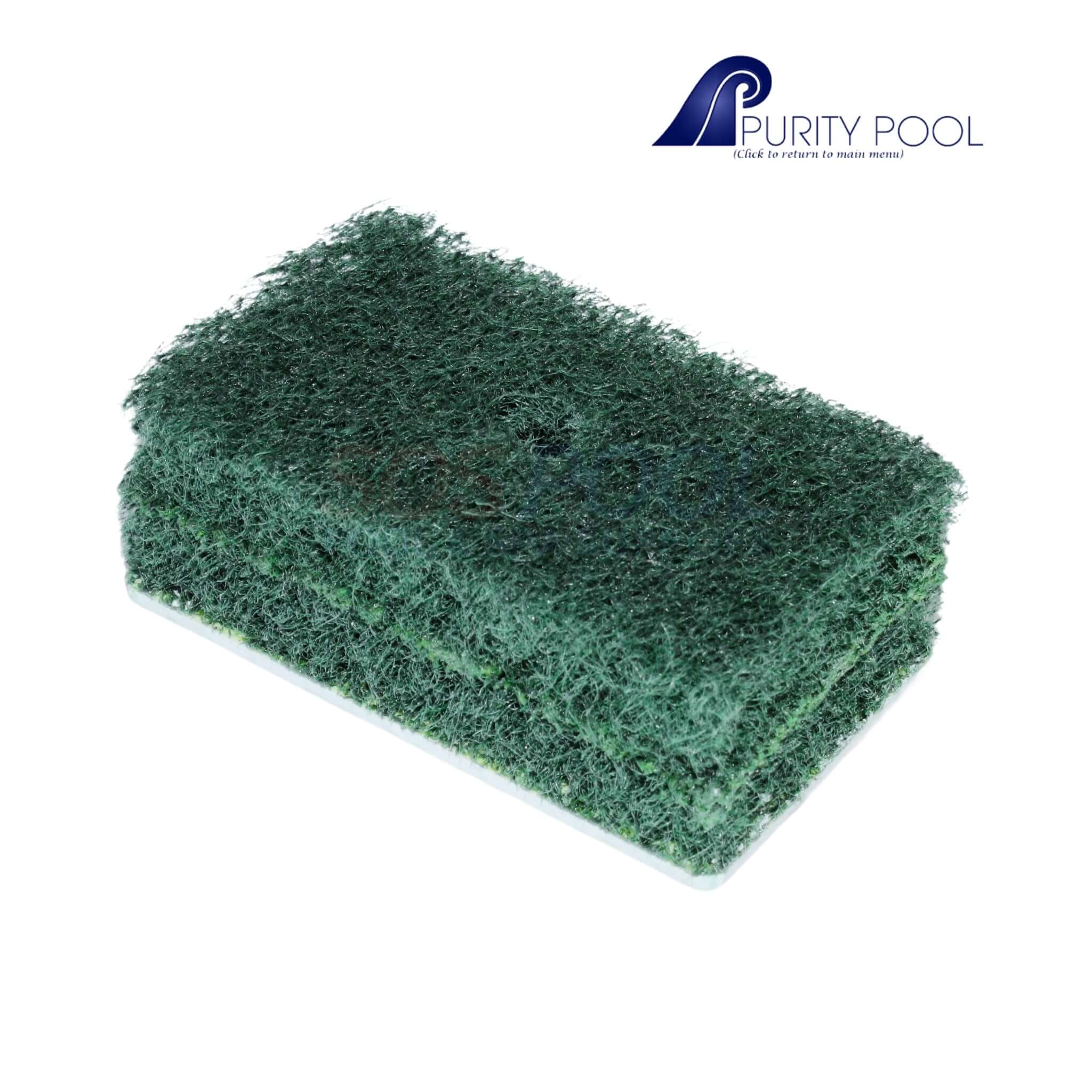 Purity Pool Jumbo Tile Coarse Scrubber Pad | 3 1/2" x 5 1/2" | Green | JRPC