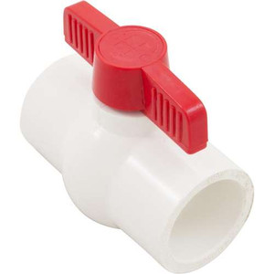 Hayward 2.5" White Compact Ball Valve, QVC1025SSEW