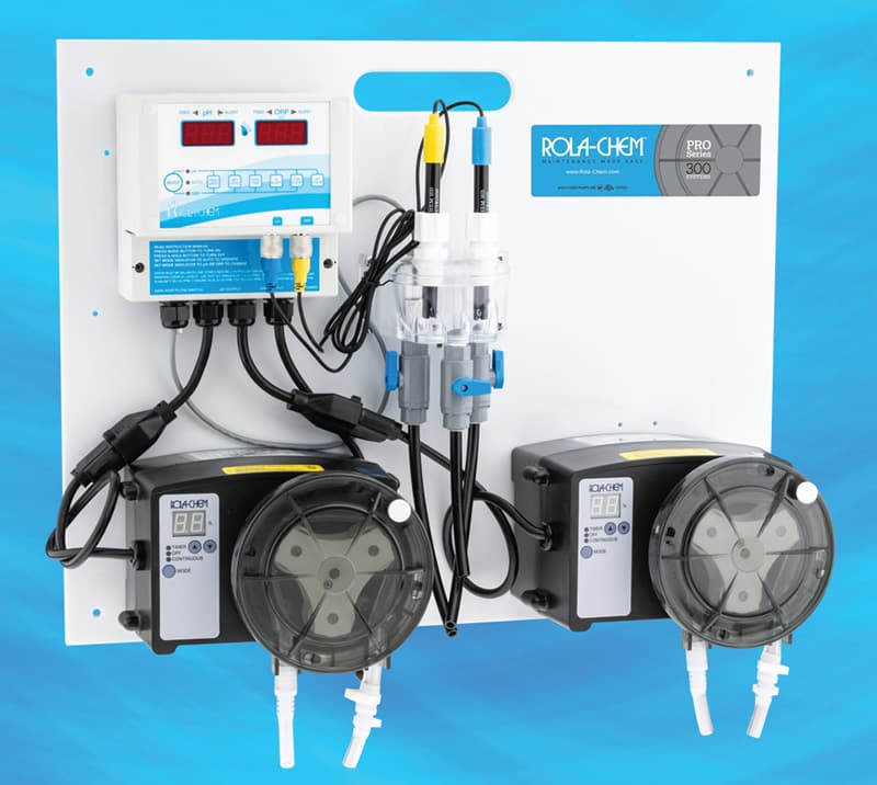 Rola-Chem Pro Series 300 Ready-to-Mount Chemical Feed System, 12 GPD | 554503